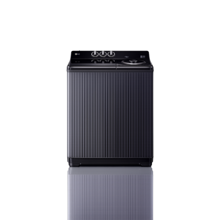 LG 8kg Twin Tub Washing Machine| Wash Dynamics Technology, 3+1 Wash Programs, Effective Wash Combinations [P800R3AGNC]