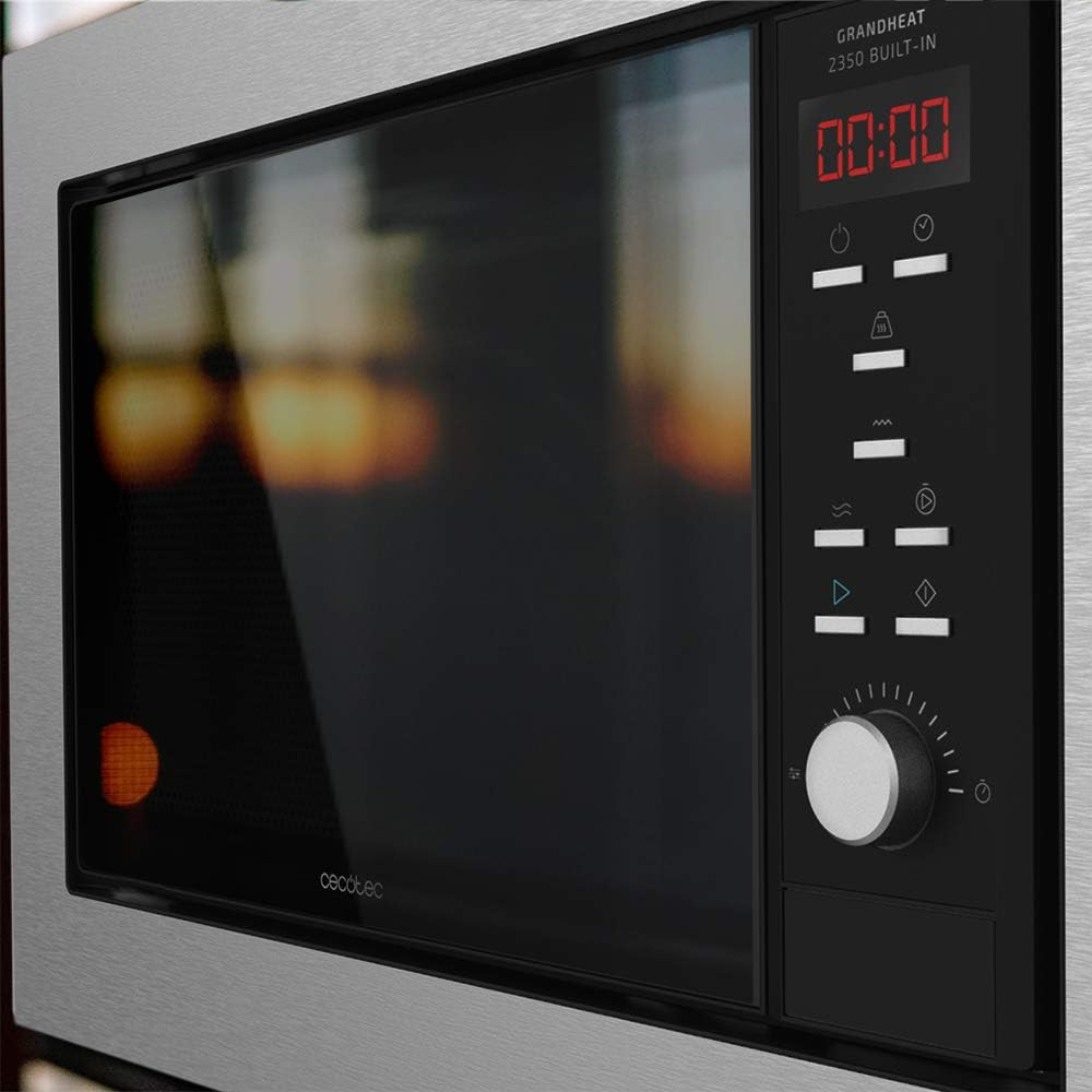 Cecotec 23L Microondas-Encastrable-Grandheat-2350-Built-In-Steel-Black4 Cecotec 23L Microondas-Encastrable-Grandheat-2350-Built-In-Steel-Black4