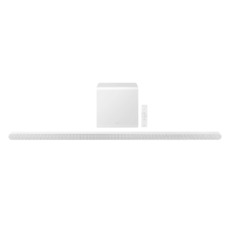 Samsung 330W HW-S801D 3.1.2 Ch Soundbar and Subwoofer w/ Wireless Dolby Atmos (2024)| Ultra Slim Design, Wireless Dolby Atmos, Q-Symphony, Alexa Built-in, White [HW-S801D/XA]