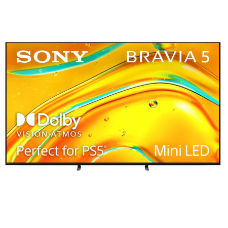 Sony 65" BRAVIA 5 Class Mini LED 4K HDR Google TV w/ Gemini (2025) [K-65XR50]