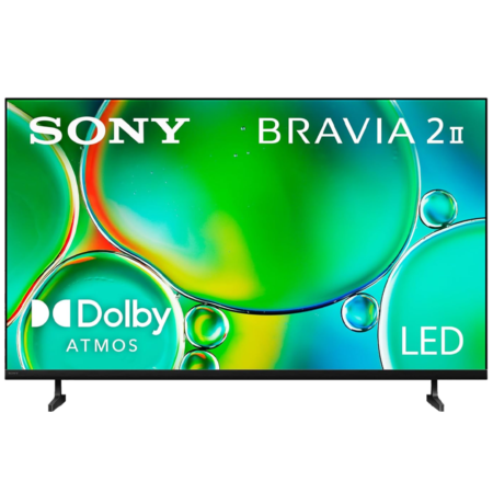 Sony 65" BRAVIA 2 II Class 4K HDR LED Google TV with Gemini (2025) | Exclusive Features for PlayStation®5, Motionflow XR, 4K Processor X1 with 4K X-Reality PRO [K-65S20M2]