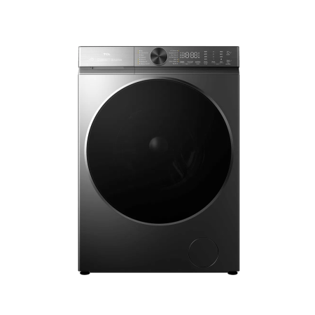 TCL 12kg DD Front Load Super Drum Series C5 Front Load Washing Machine| 14 rpm, Stronger Cleaning Power, 6 Bionic Lifters, Supreme Fabric Care, Add Garment, jetBubble™ Wash, autoStain Removal, Auto Dose, Wi-Fi Embedded [C512FLG]