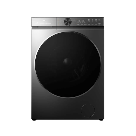 TCL 12kg/7kg DD Super Drum Series C5 Series Washer & Dryer Combo| 1400 rpm, Stronger Cleaning,  Supreme Fabric Care, Power, 6 Bionic Lifters, Add Garment, jetBubble™ Wash, autoStain Removal, Auto Dose, Wi-Fi Embedded [C512WDG]