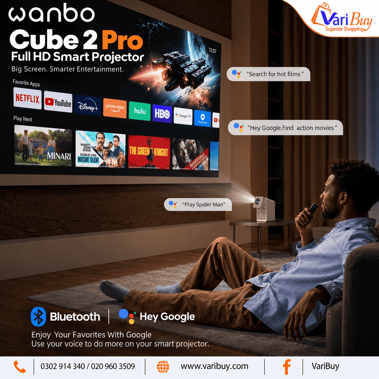 Wanbo Cube 2 Pro — Projector