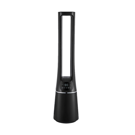 Midea 41" 10-Speed Bladeless Tower Fan & HEPA Air Purifier w/ Remote Control & Digital Control Panel [AMS150-PB]