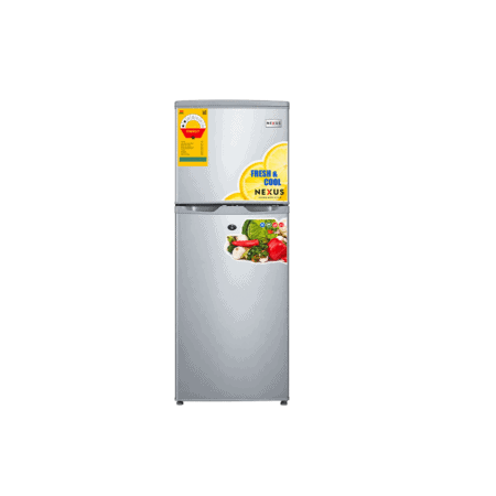 Nexus 117L fridge with energy-saving features and fresh food storage.