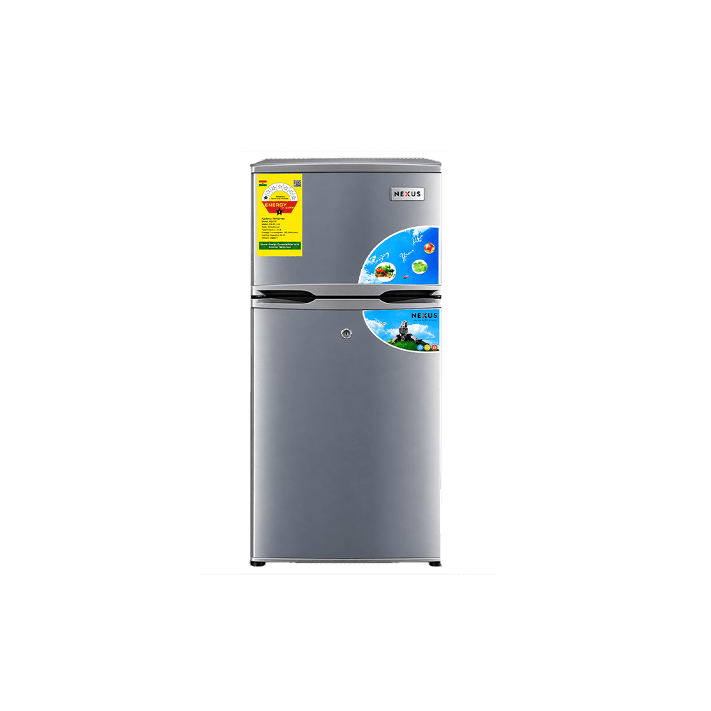 Nexus 117L Top-Freezer Refrigerator Nexus 117L top-freezer refrigerator with energy-saving features.