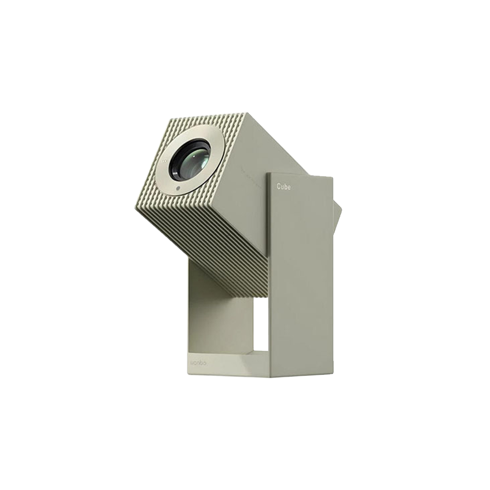 WANBO-PROJECTOR-CUBE-2-PRO-BEIGE-GREEN